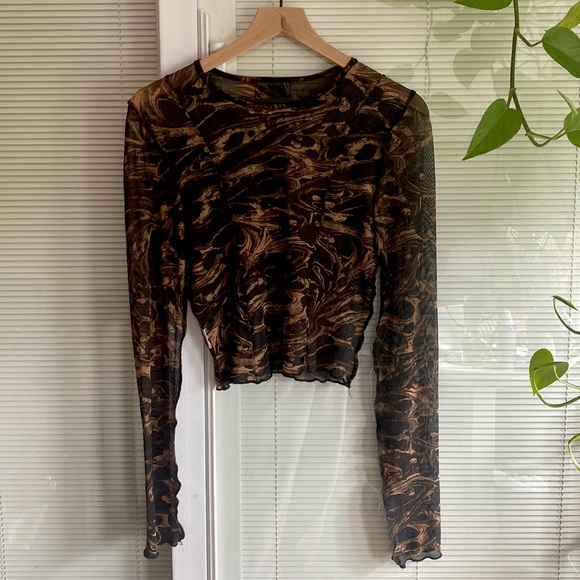 Urban Outfitters sheer shirt - Picture 1 of 5